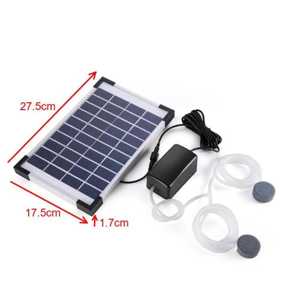 Pond Oxygenator Solar Powered 5W Oxygen Pump for Outdoor Fish Tank Aquarium with Maintenance and Sustainable Design