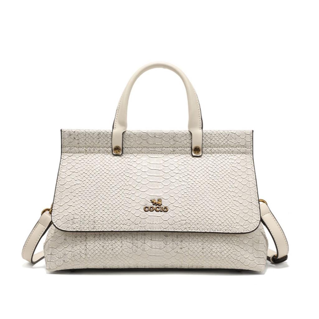 Women's Handbag Snake Skin Pattern Fashionable Commuting Bag Spring and Summer New Item High-end Texture Versatile Handbag