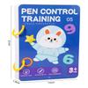 Reusable Magical Tracing Workbook Erasable Pen Control Training Book  Kids Practice