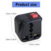Universal Travel Adapter Power Converter Adapter Travel Plug Adapter Travel Power Converter ABS for International Use