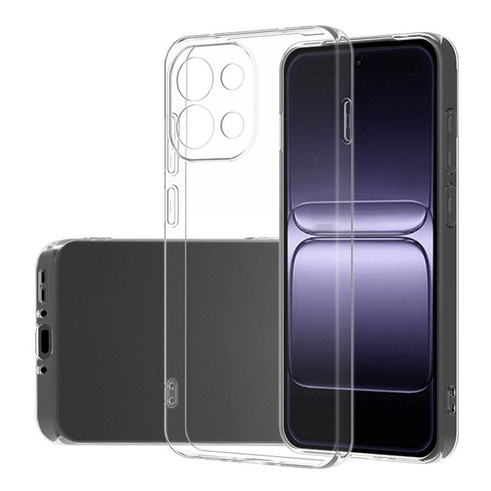 

For OnePlus 13T 5G Back Cover Ultra Thin Flexible TPU Clear Phone Case As Shown A