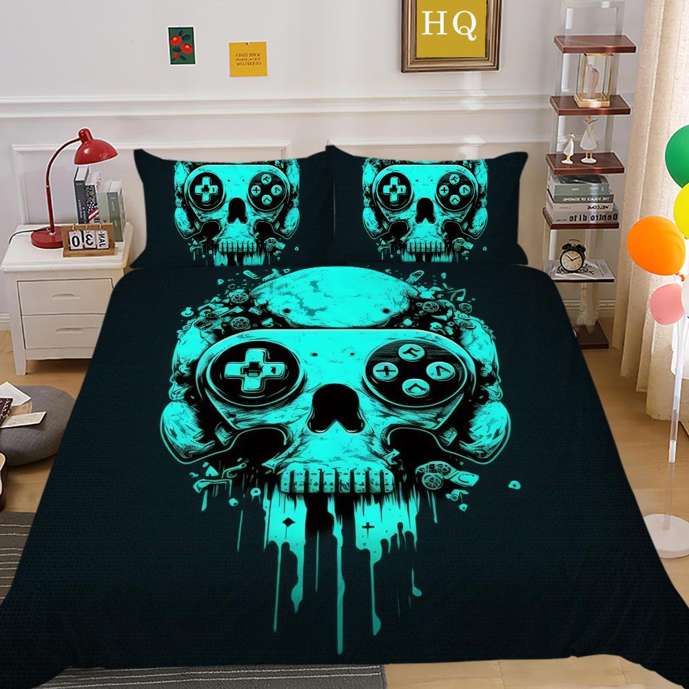 3D Game Console Printing Comforter Cover Set Twin Size Bed Set Cover Children High Quality Luxury Bed Set