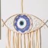 Wall Art Handmade Dreamcatcher Creative Funny Evil Eye Pendant Blue Feather Macrame Wall Hanging Bedroom