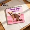 Durable Coil Binding Calendar 2027 Pooping Dogs Square Wall Calendar, Funny Dog Theme 12 Month Hanging Monthly Planner for Home Office, White Elephant