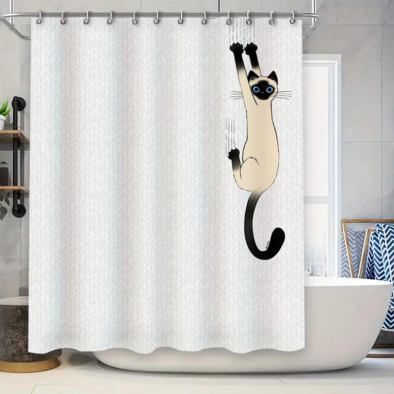 

Зеленый Кактус Занавеска для душа Водонепроницаемая ткань Домашнее украшение Современная ванная комната Декоративная печать Душевые панели 90x180cm