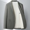 Spring and Autumn Light Luxury Business Single West Middle-aged and Young People Pure Cotton Single-breasted Trendy Suit Jacket