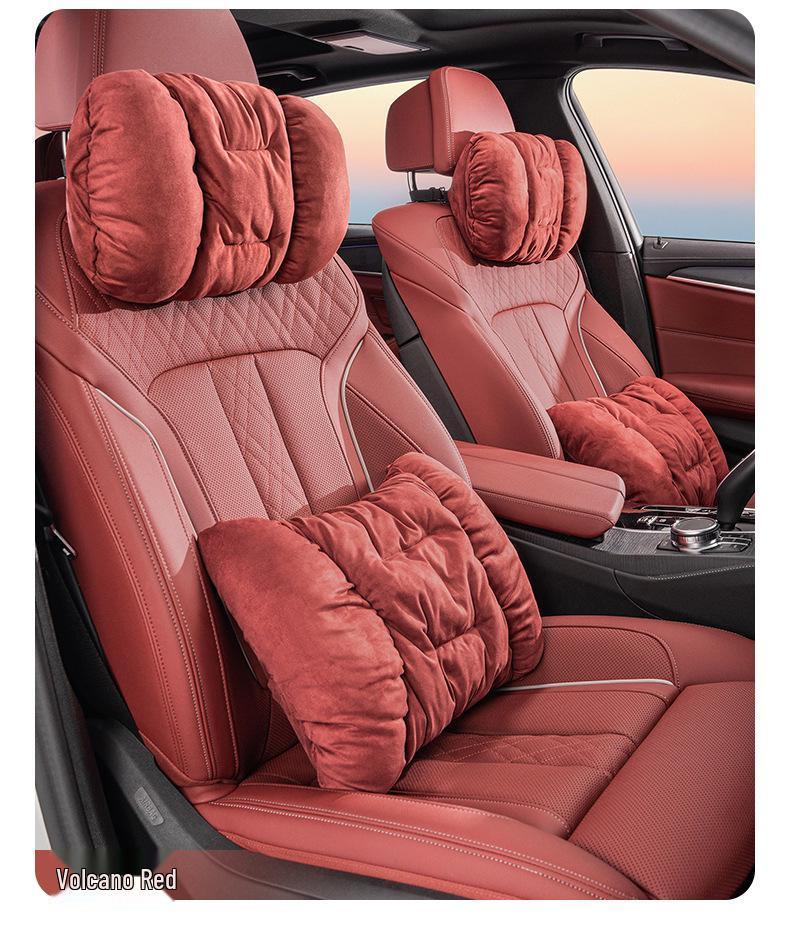 Compatible with Adita 12 Car-Specific: Headrest, Lumbar, and Neck Support Pillows