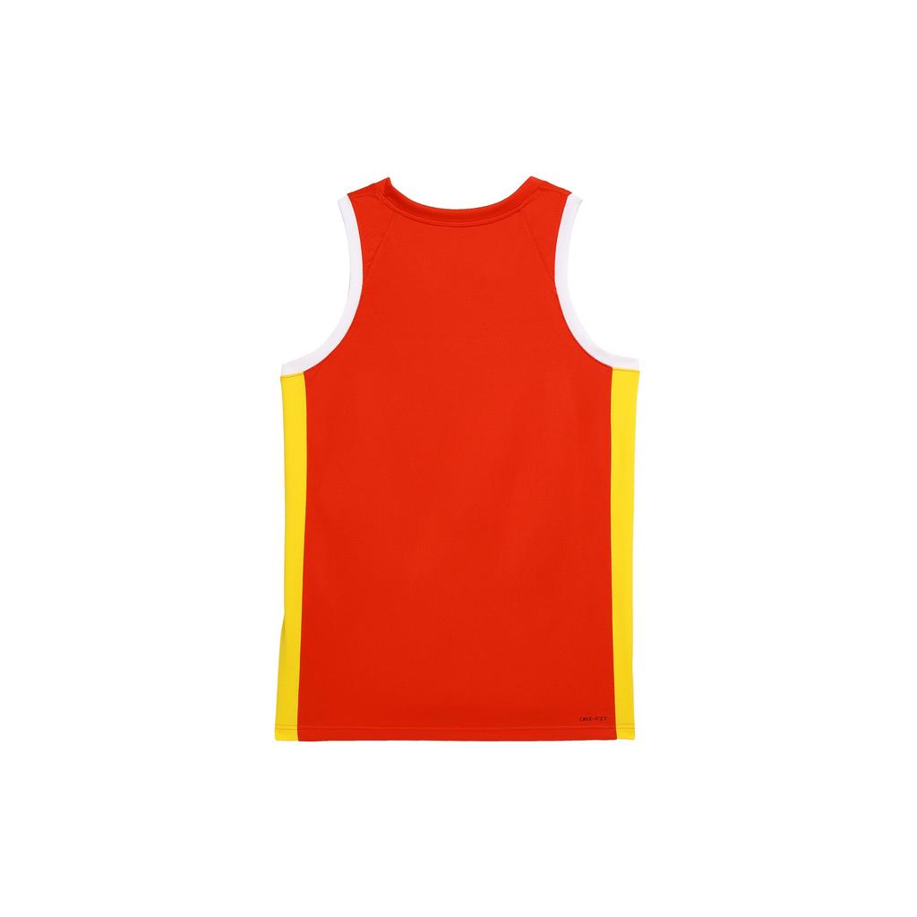 Nike China Womens Basketball Team Olympic Series Dri-FIT Comfortable Quick-Dry Color Block Letter Print Sleeveless Basketball Jersey FQ0451637