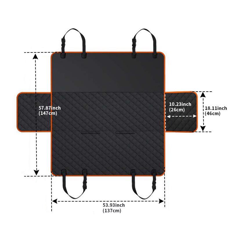 Pet Car Seat Protector: Anti-Scratch, Waterproof Cushion for Rear Car Seats