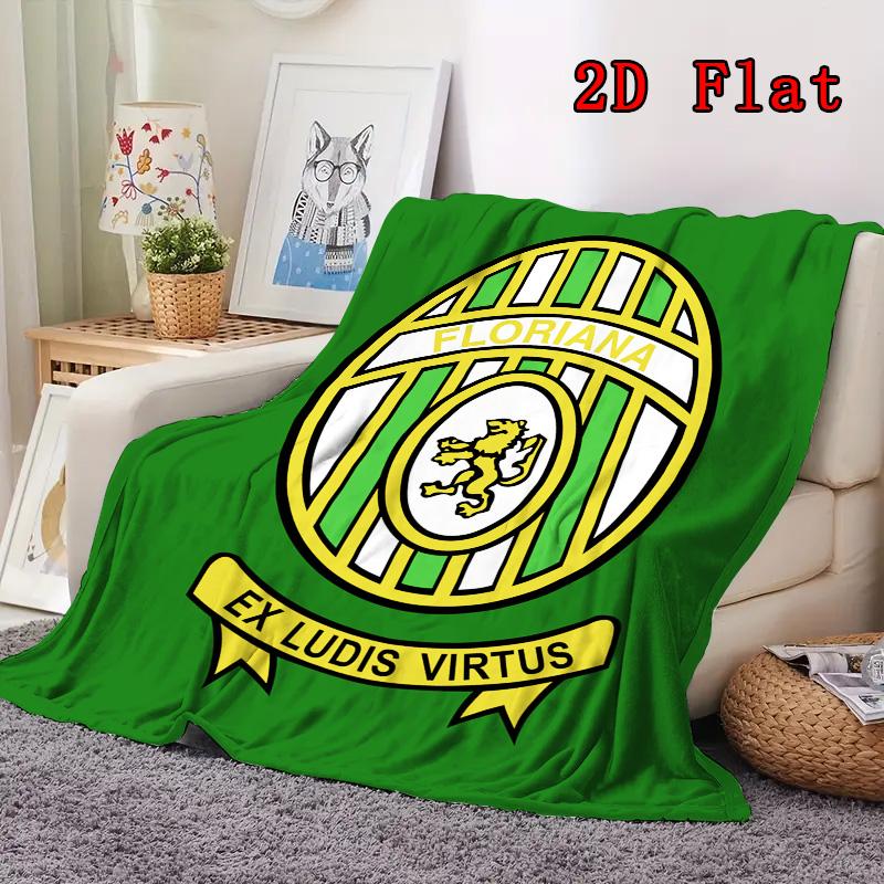 Floriana 2D Flat Pattern Flannel Blanket, High quality All Seasons, Home Decor, Warmth and Comfort, Perfect for Christmas Gifts.