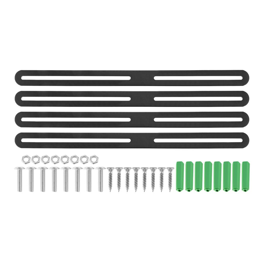 4Pcs Stainless Steel Flat Mending Plates Furniture Support Bracket Repair Plate Fixing Connector for Repairing Shelf Bed Table