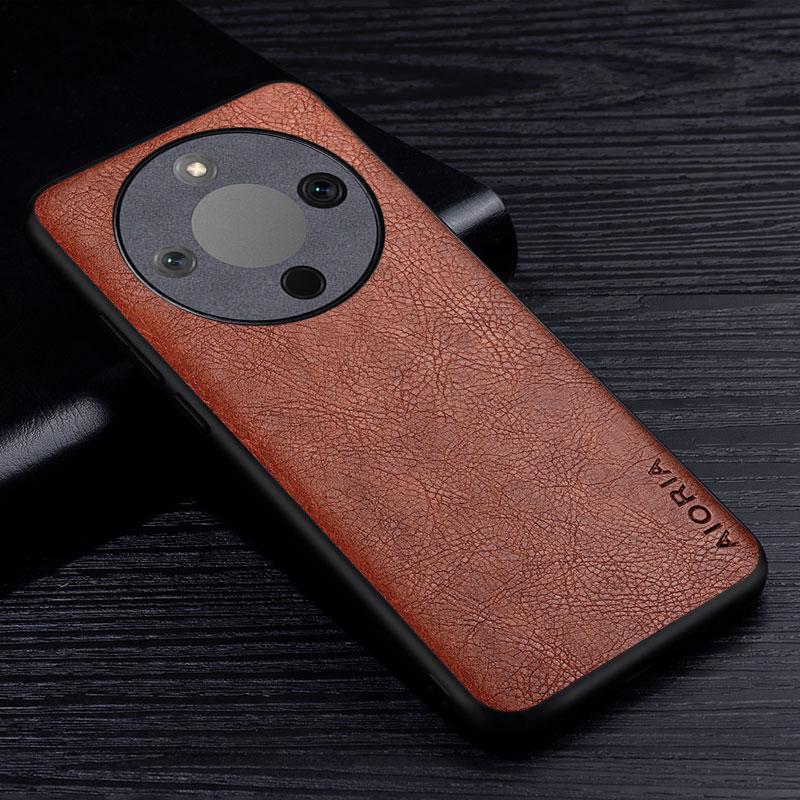 Luxury Leather Case for Honor X9D X9b X9a X7D X7b 5G Premium Business Style Retro Litchi Pattern Back Cover for X9D Case