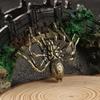 Retro Solid Copper Spider Brass Tea Pet Ornament Crafts Metal Figurine Decorative Figurines Desk Decoration Christmas Gifts
