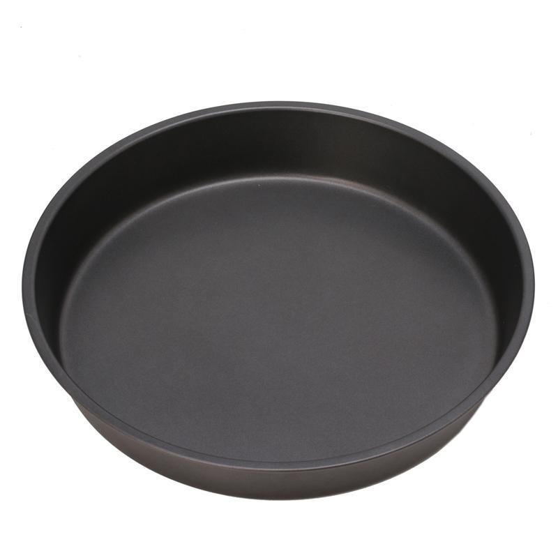 

New Round Deep Dish Pizza Pan Non-stick Pie Tray Baking Kitchen Tool Steel X3UC чёрный
