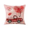 Valentine's Day Pillow Case Linen Peach Skin Cushion Pillow Case Home Sofa Nordic Festival Pillow