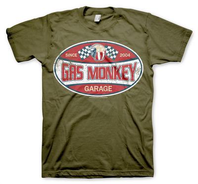 Officially Licensed Gas Monkey Garage Since 2004 Label Men'S T-Shirt S-XXL Sizes