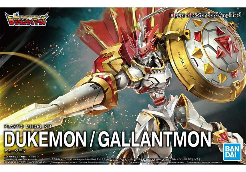 Assembly Model Figure: Digimon Lucemon Falldown Mode, Omegamon, Justimon