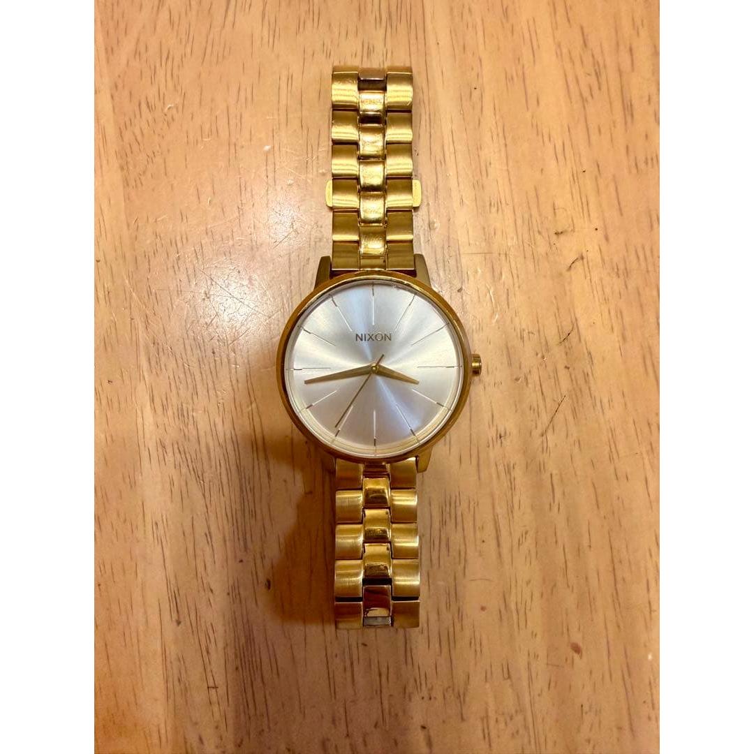 Used [Price reduced] NIXON THE KENSINGTON gold watch