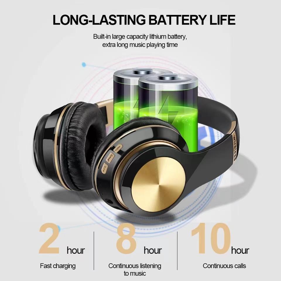 Xiaomi T5 Wireless Bluetooth Headset With Microphone Noise Reduction Foldable For Phone Wired Headphones Blutooth Pc Gamer Girl Sale