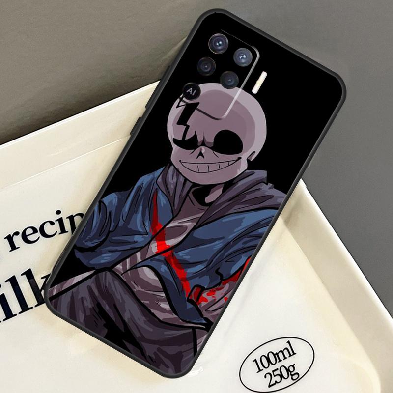 Game Undertale Sans For Oppo A17 A15 A16 A18 A94 A74 A54 A38 A58 A78 A98 A40 A60 A80 A76 A96 A57 A77 A5 Pro Case