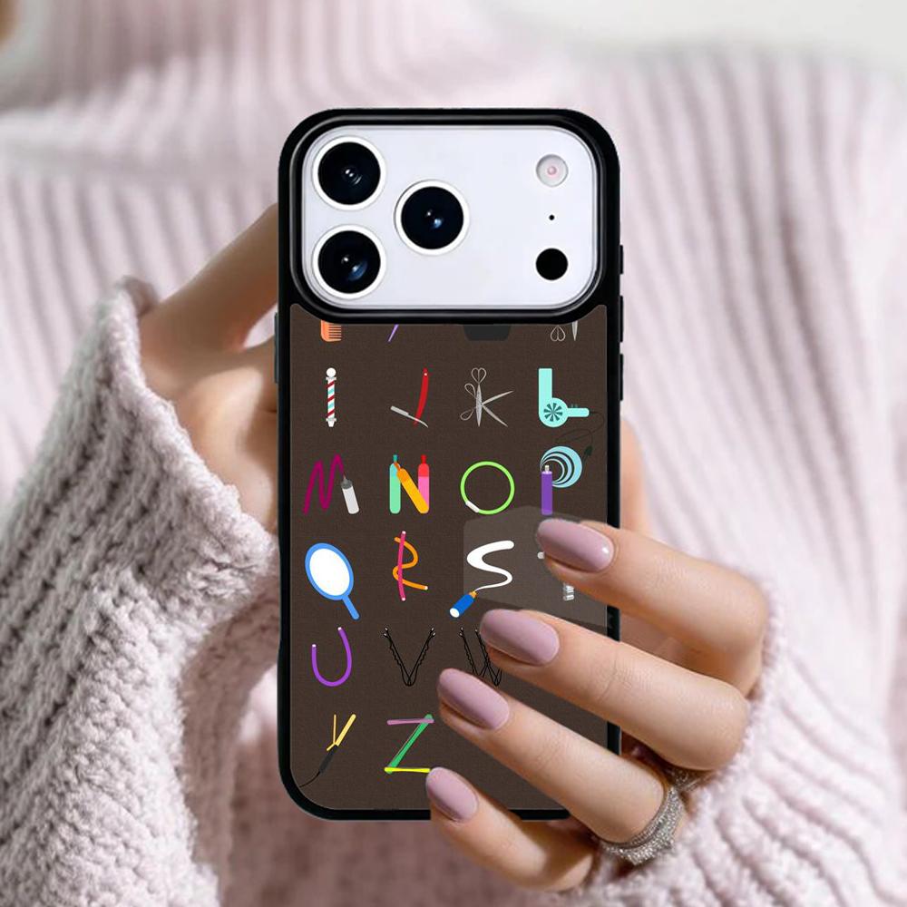 Hairdresser Comb Hair Salon soft Phone Case For Apple iPhone 17 Air 16E 15 14 Plus 13 12 11 Pro Max Mini Funda Cover