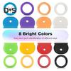 24/32/40 Pcs Colored Key Caps Flexible Round Rubber Key Covers Semi-circular Key Tags Identifiers for House Keys Non Odd-Shaped Keys