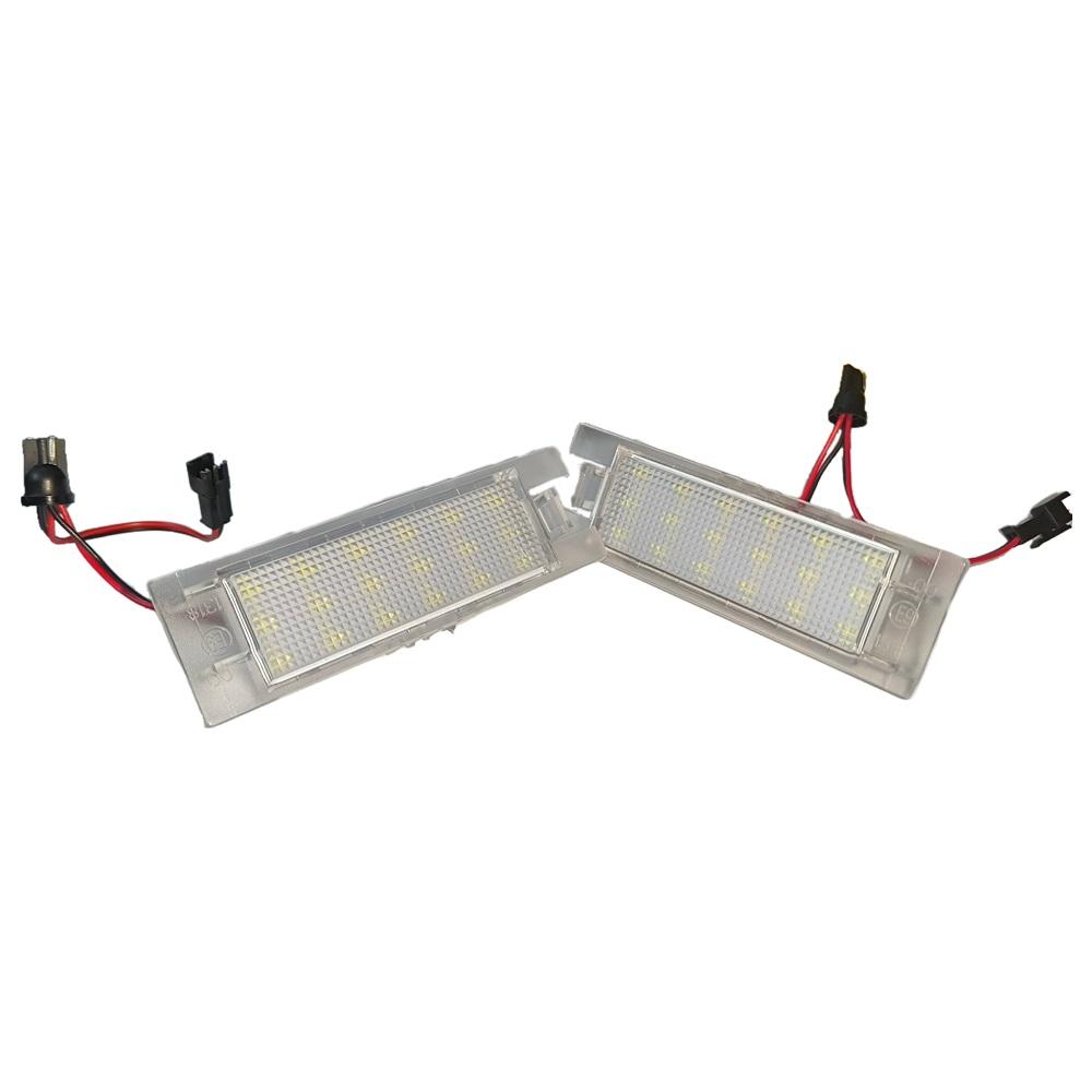 2pcs License Plate Lights LED For Chevrolet Malibu 13-15 Camaro 14-20 Chevrolet Volt 11-19 Cruze Hatchback Number Plate Lights