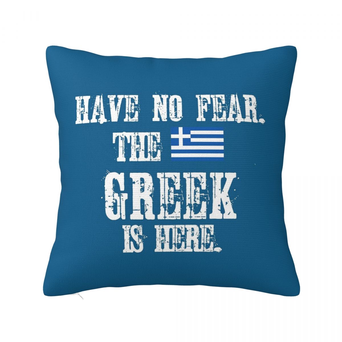 

Greece Greek Flag Square Pillowcase Cushion Cover Pillow Case Throw Pillow Cover for Home Sofa Living Room 12x12Inch