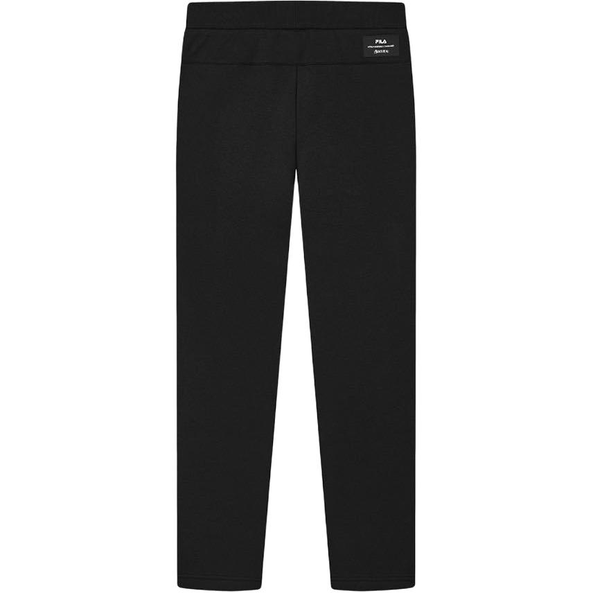 Fila Heritage Series Fashion Comfortable Soft Straight Leg Casual Pants Men Bottoms Black F11M448609F-BK