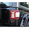 ABS Chrome Rear Tail Light Lamp Cover Trim 4PCS for Jeep Wrangler JL 2018-