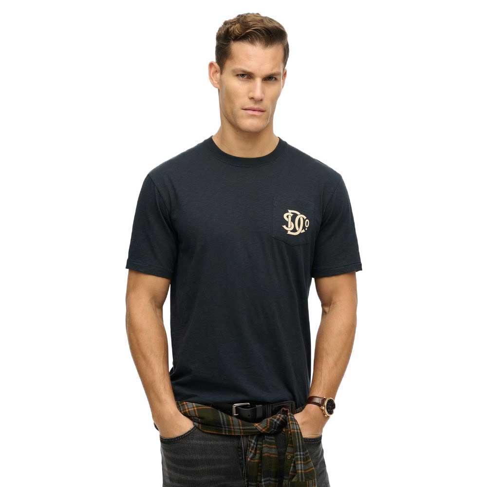 Superdry Herren Marine Für M1012210a Merchant Store Grafik-T-Shirt Navy (Xl), Lässig, Baumwolle, Kurzarm, - Bild 4