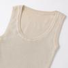 Fashion Style 2024 Autumn New Women's Clothing Plain Stitch Rib round-Neck Easiest for Match Shoulder Strap Sleeveless Tops 2142115