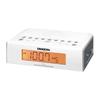 Sangean RCR5W Atomic Digital Alarm Clock - White - 10 Preset Stations