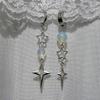 Y2K Goth Opal Mismatched Cute Hypoallergenic Dangle Earrings