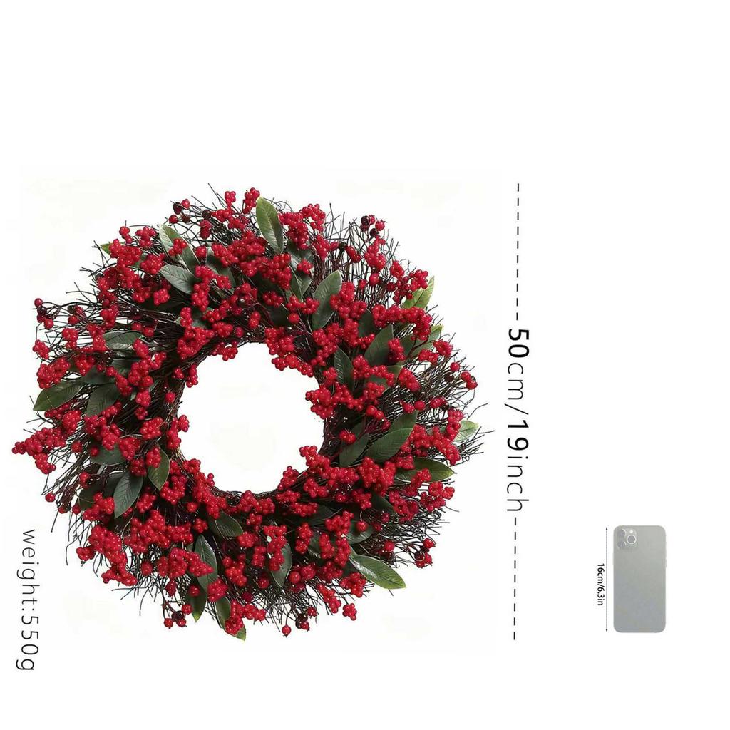 Christmas Kitchen Cabinet Wreaths With Plaid Bow Ribbon Hanging Cabinet Doors Wreaths Decorative For Kitchen Window Outdoor Indoor Holiday Decor
