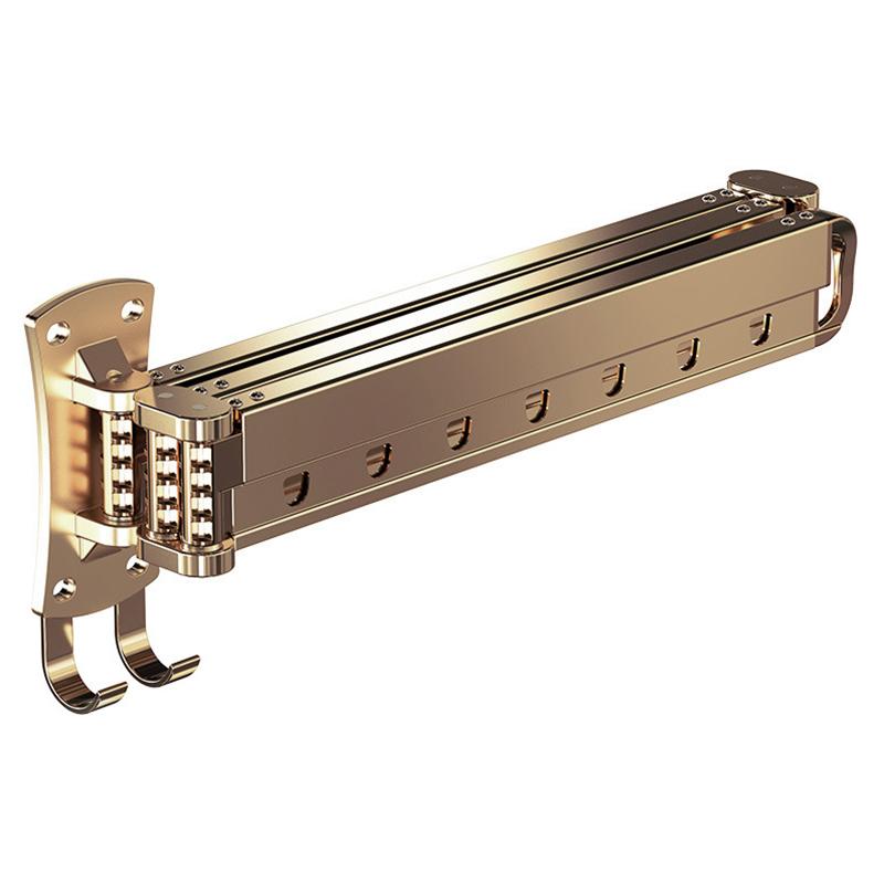 Aluminum Alloy Telescopic Drying Rod Indoor Balcony Multifunctional Drying Clothes, Folding clothes dryer Invisible Hanging Rack