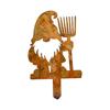 Antique Finish Christmas Dwarf Statue Crafted from Recycled Metal All Season Outdoor Decoration for Porch Patios Gardens