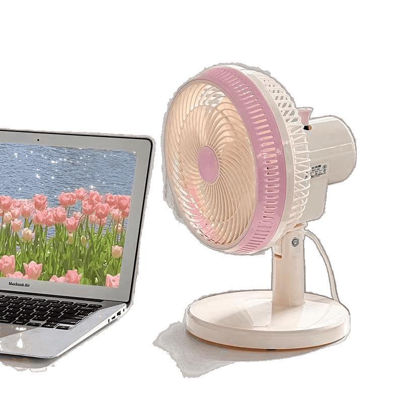 Mini Clip-On Oscillating Fan for Student Dorms & Desks