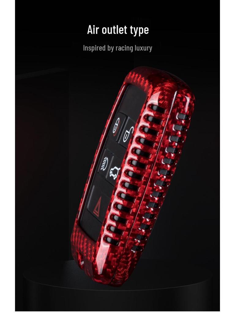 T-Carbon Carbon Fiber Key Shell for Land Rover & Jaguar XFL - Protective Cover