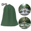 Waterproof Fountain Protector with Drawstring Simple Installation Reusable Oxford Cloth Garden Statue Cover with UV-Resistant Coating