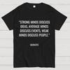 Citations de Socrate Coton Été Décontracté Frais Lâche T-shirt
