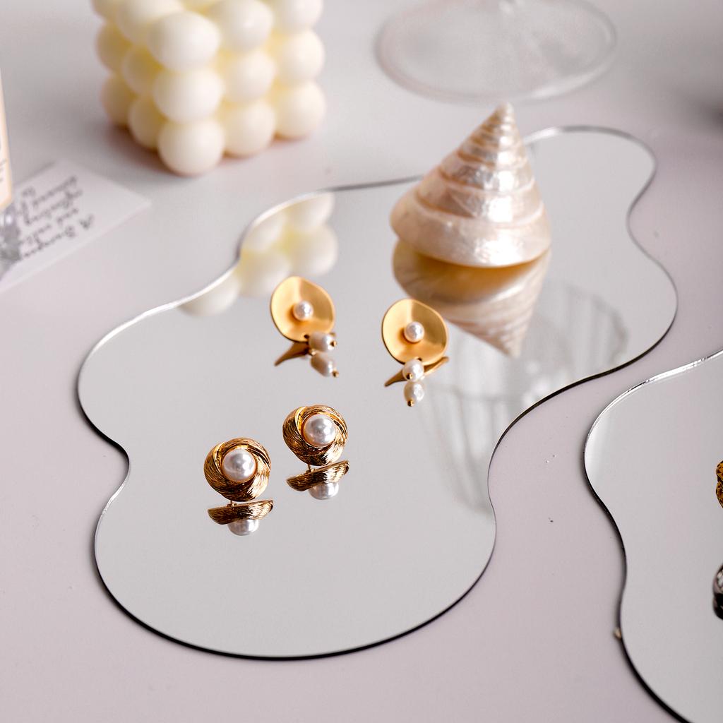 Acrylic Simple Jewelry Display Stand Earrings and Earrings Rack Jewelry Jewelry Stall Shop Desktop Display Props