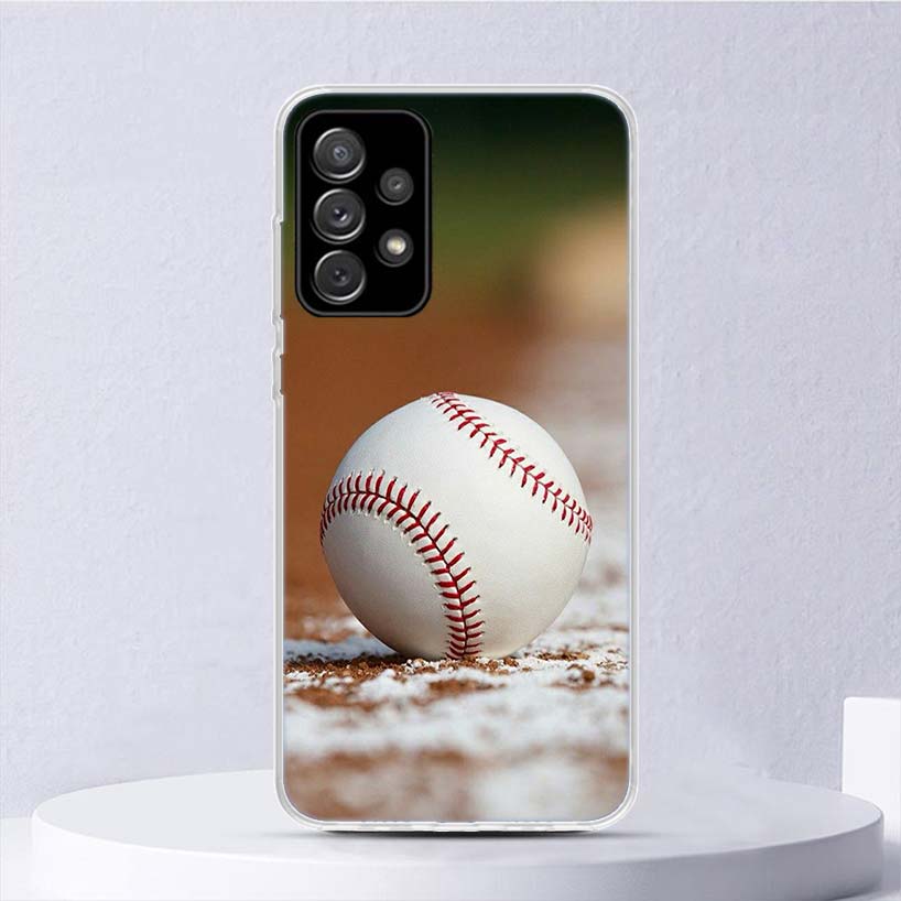 Baseball Sport Soft Case For Samsung Galaxy A17 A16 A26 A36 A56 A15 A14 A13 A55 A54 A53 Phone Cover A25 A35 A24 A34 A23 A33 A05S