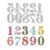 Number 0~9 Carbon Steel Cutting Dies Stencils for DIY Scrapbooking Photo Album Decorative Embossing Paper Card Stainless Steel Color