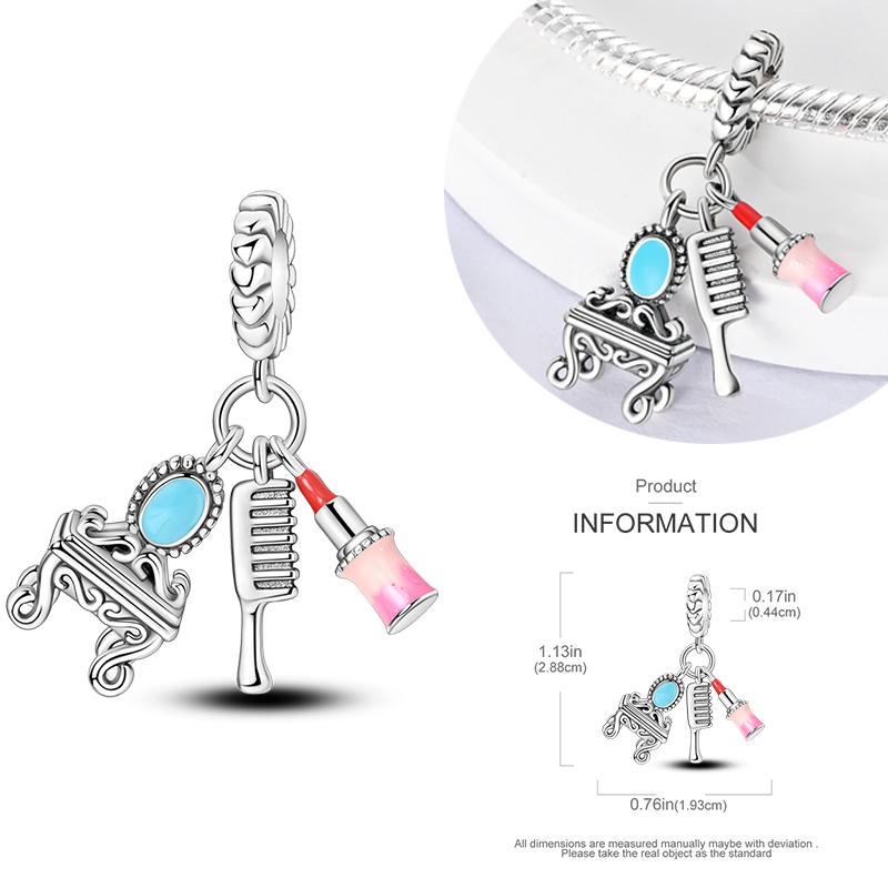 Authentic Copper Charm Bead Charms Bead Charms Dreamcatcher Coffee Perfume Pendants Compatible With Women Bracelets Do It Yourself Jewellery Gift