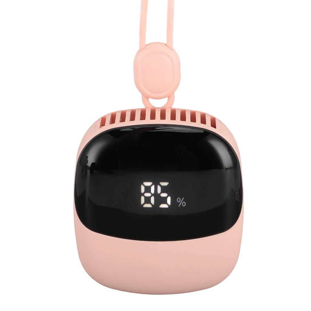 USB Neck Hanging Fan Portable Handheld Cooling Necklace Fan Rechargeable Fan For Traveling Camping