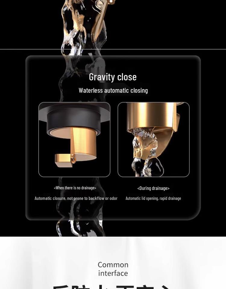 Universeller Bodenablauf Geruchsblocker & Filterabdeckung für Badezimmerrohre