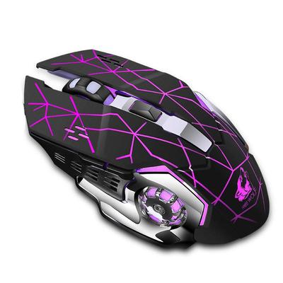Wiederaufladbare X8 Wireless Silent Led Hintergrundbeleuchtung USB Optische Ergonomische Gaming Maus Qualitätsmaus Für PC