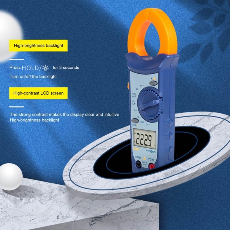 Professional Digital Clamp Multimeter Featuring Voltages Current Resistance Testing And Auto Ranges Function