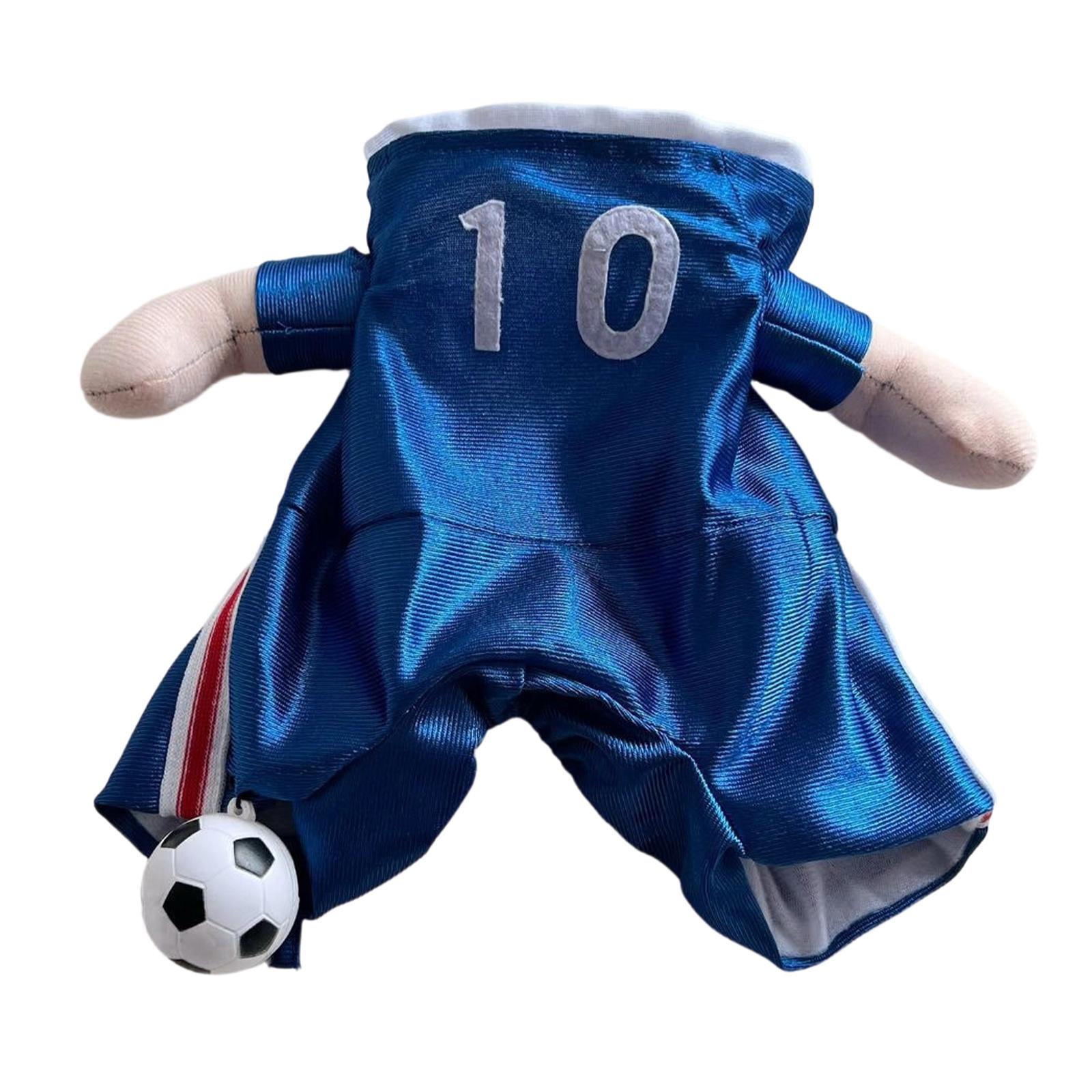 

Funny Dog Clothes, Soccer Jerseys, 3D Doll Costumes, Hilarious Pet Jerseys M синий